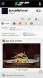 Mobile Screenshot of butterflyhaven.deviantart.com
