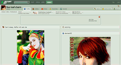 Desktop Screenshot of four-leaf-charm.deviantart.com