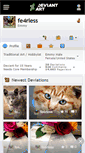 Mobile Screenshot of fe4rless.deviantart.com