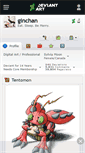 Mobile Screenshot of ginchan.deviantart.com