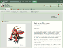 Tablet Screenshot of ginchan.deviantart.com