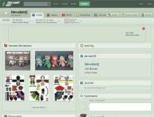 Tablet Screenshot of newobmij.deviantart.com