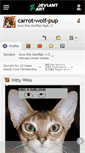 Mobile Screenshot of carrot-wolf-pup.deviantart.com