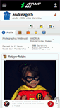 Mobile Screenshot of andreagoth.deviantart.com