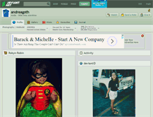 Tablet Screenshot of andreagoth.deviantart.com