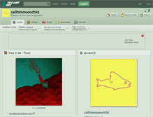 Tablet Screenshot of callhimmoonchild.deviantart.com