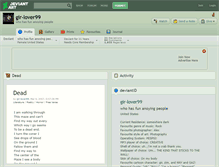 Tablet Screenshot of gir-lover99.deviantart.com