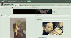 Desktop Screenshot of dean-x-sam-club.deviantart.com