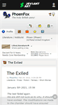 Mobile Screenshot of phoenfox.deviantart.com