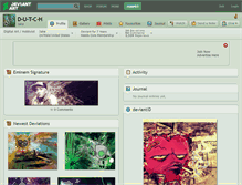 Tablet Screenshot of d-u-t-c-h.deviantart.com