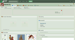 Desktop Screenshot of koowie123.deviantart.com