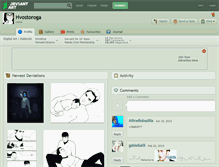 Tablet Screenshot of hvostoroga.deviantart.com