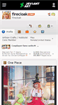 Mobile Screenshot of firecloak.deviantart.com