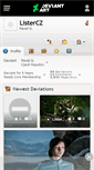 Mobile Screenshot of listercz.deviantart.com