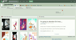 Desktop Screenshot of canecadepapel.deviantart.com