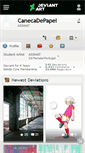 Mobile Screenshot of canecadepapel.deviantart.com