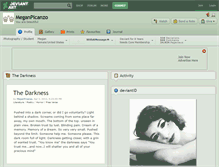Tablet Screenshot of meganpicanzo.deviantart.com