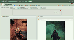 Desktop Screenshot of lady-i-hellsing.deviantart.com