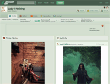 Tablet Screenshot of lady-i-hellsing.deviantart.com