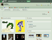 Tablet Screenshot of evieeros.deviantart.com