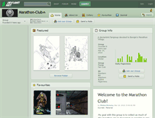 Tablet Screenshot of marathon-club.deviantart.com