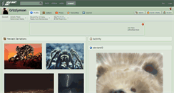Desktop Screenshot of grizzlymoon.deviantart.com