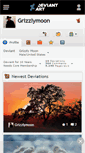 Mobile Screenshot of grizzlymoon.deviantart.com