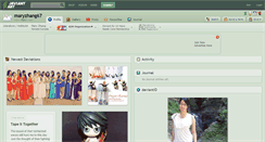 Desktop Screenshot of maryzhang67.deviantart.com