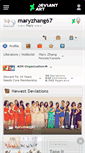 Mobile Screenshot of maryzhang67.deviantart.com