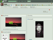 Tablet Screenshot of brego.deviantart.com