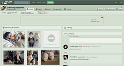 Desktop Screenshot of draw-my-heart-on.deviantart.com