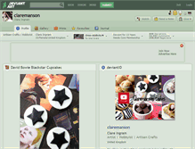 Tablet Screenshot of claremanson.deviantart.com
