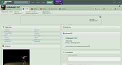 Desktop Screenshot of milkduds1167.deviantart.com