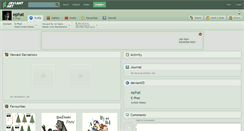 Desktop Screenshot of ephat.deviantart.com