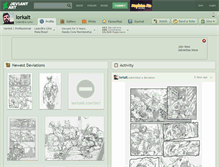 Tablet Screenshot of lorkalt.deviantart.com