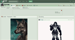 Desktop Screenshot of kharnage.deviantart.com