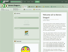 Tablet Screenshot of keroro-shogun.deviantart.com