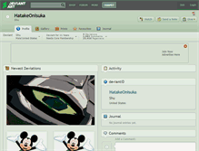 Tablet Screenshot of hatakeonisuka.deviantart.com
