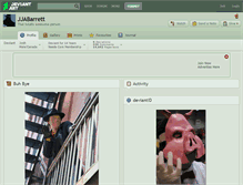 Tablet Screenshot of jjabarrett.deviantart.com