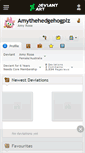 Mobile Screenshot of amythehedgehogplz.deviantart.com
