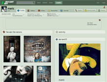 Tablet Screenshot of masiz.deviantart.com