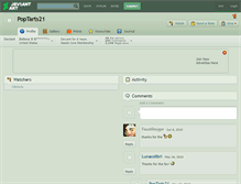 Tablet Screenshot of poptarts21.deviantart.com