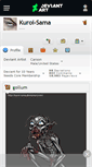 Mobile Screenshot of kuroi-sama.deviantart.com