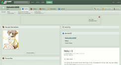 Desktop Screenshot of nekomimi888.deviantart.com