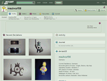 Tablet Screenshot of maulwurf08.deviantart.com