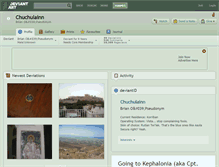 Tablet Screenshot of chuchulainn.deviantart.com