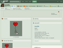 Tablet Screenshot of konzilla.deviantart.com