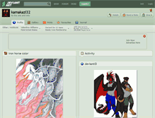 Tablet Screenshot of kamakazi32.deviantart.com