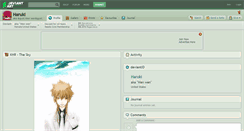 Desktop Screenshot of haruki.deviantart.com