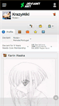 Mobile Screenshot of krazymiki.deviantart.com
